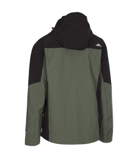 Mens Tappin Hooded Waterproof Jacket Ivy Trespass