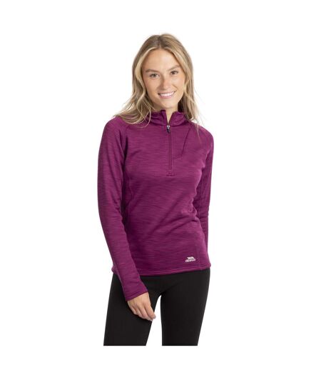 Trespass Womens/Ladies Fairford Fleece Top (Grape Wine Marl)