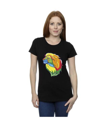 Disney Femme/Ladies T-shirt en coton Le Roi Lion - Couleurs (Noir) - UTBI25243