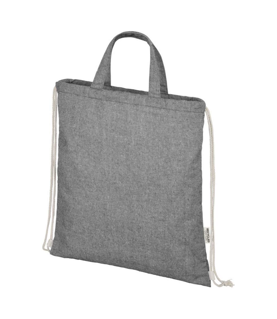 Pheebs polycotton drawstring bag one size black heather Generic-2