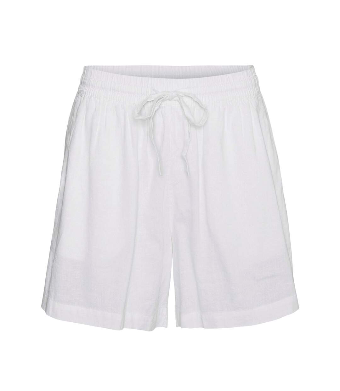 Short Linn Femme Blanc Neige Vero Moda-1