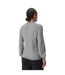 Womens/ladies Crew Neck Regular Jumper Medium Grey Object-3