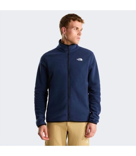 Mens Glacier Fleece Jacket Navy The North Face
