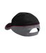 Teamwear competition cap black/graphite/classic red Beechfield-1