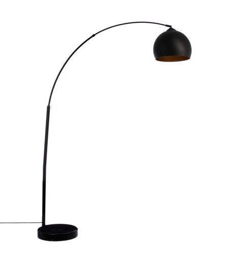 Lampadaire en métal Contempo Chic - H. 175 cm - Noir