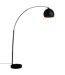 Lampadaire en métal Contempo Chic - H. 175 cm - Noir-1