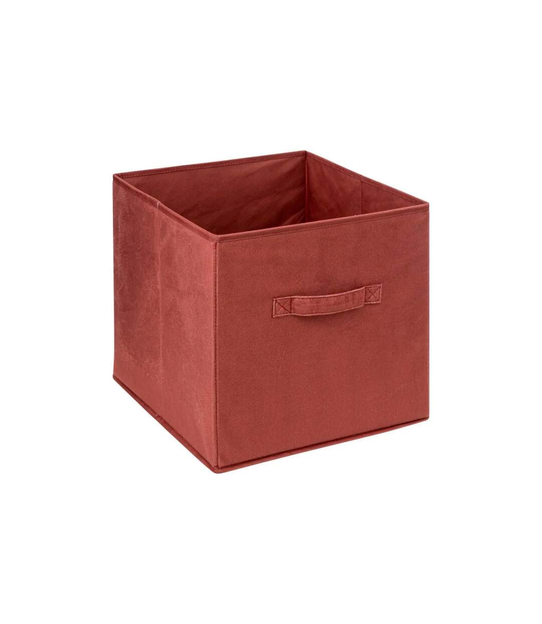 Boîte de Rangement Carrée Velours Mix N Modul 31x31cm Terracotta-1