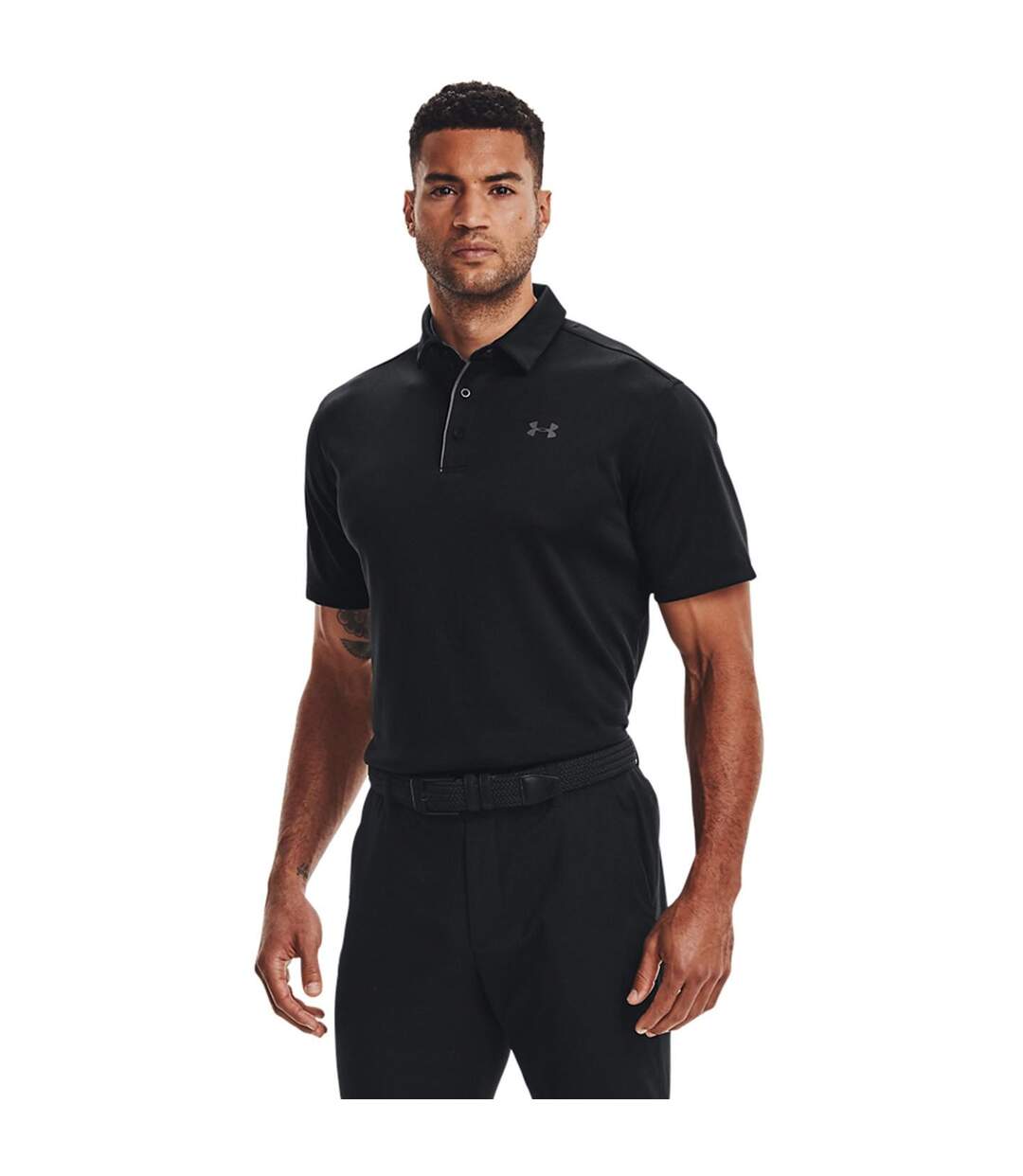 Polo tech homme graphite / noir Under Armour-1