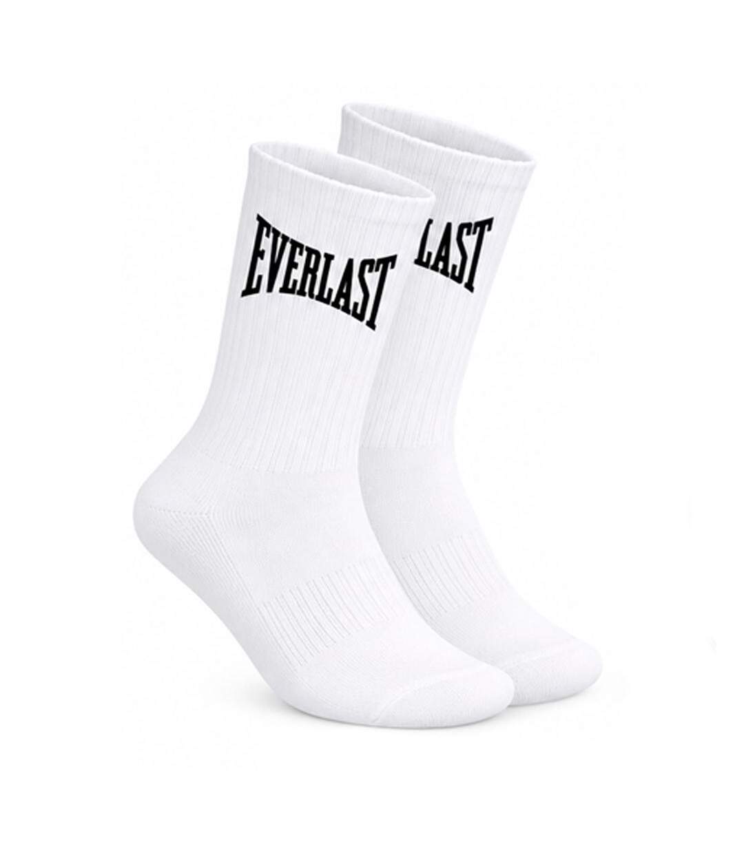 Lot de 6 paires de chaussettes blanches homme everlast el062-2