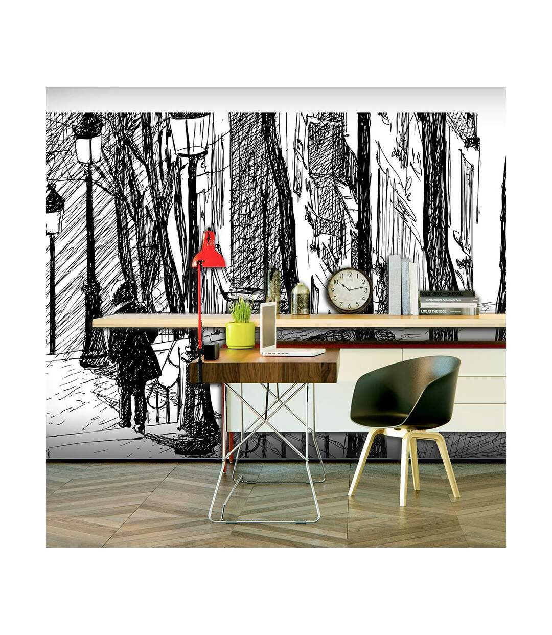 Papier Peint XXL Escaliers Montmartre 270x550cm-1