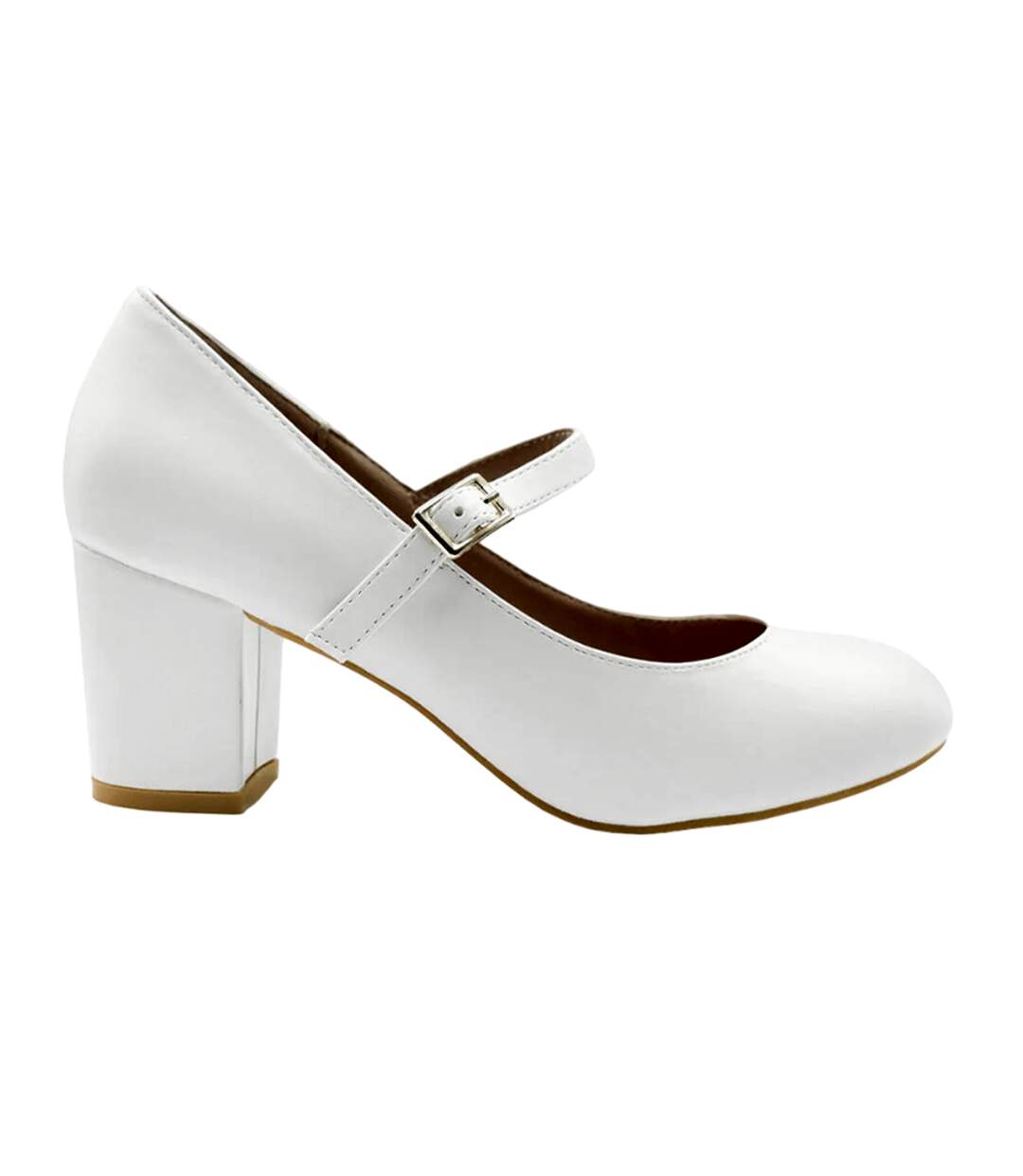 Chaussures mary jane araceli femme blanc Where´s That From-1