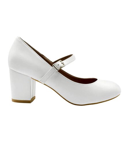 Chaussures mary jane araceli femme blanc Where´s That From