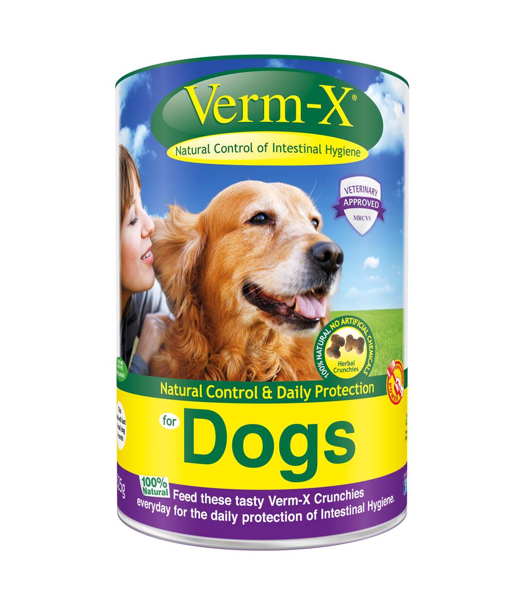 Verm-X Herbal Crunchies for Dogs (650g) (Multicoloured) - UTTL1355-1