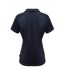 Womens/ladies Plain Polo Shirt Navy Slazenger-2