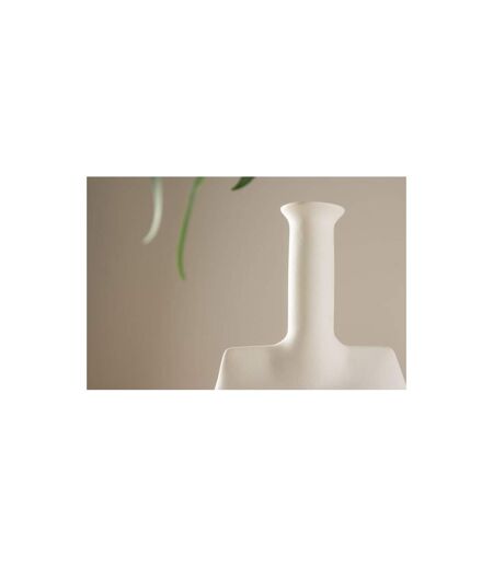 Vase Design en Céramique Madison 22cm Blanc Cassé