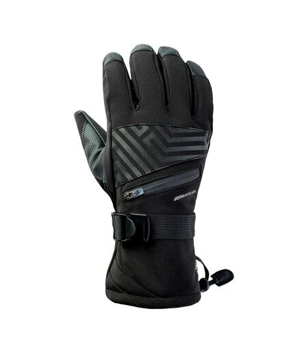 Hi-Tec Mens Rodeno Waterproof Ski Gloves (Black)