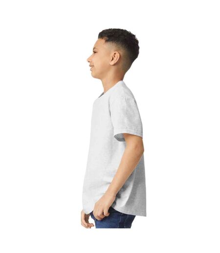 T-shirt enfant gris cendre chiné Gildan