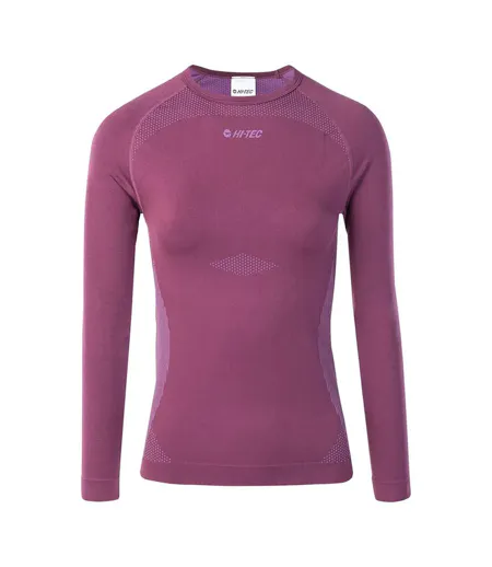 Haut Thermique Manches Longues Rair Femme Amarante Hi-Tec