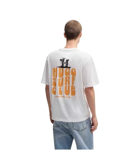 T-shirt Motif/style Imprimé Graphique Nodiwop Homme Blanc Hugo