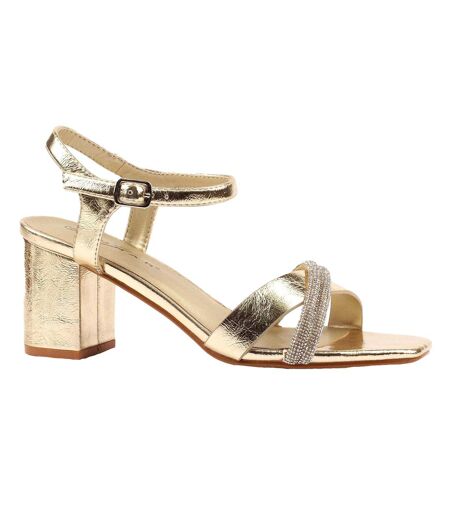 Sandales Jodi Femme Jaune Or Lunar