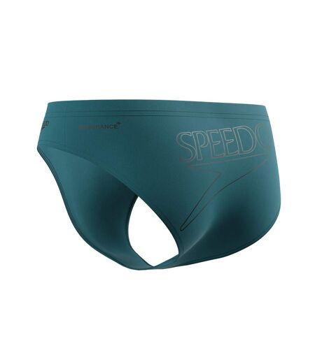 Mens 2.5 Logo Endurance+ Swim Briefs Green Speedo