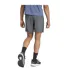 Mens 3 Stripes Shorts Medium Grey Black Adidas-2