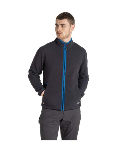 Mens co2 renu technology fleece jacket black pepper Craghoppers