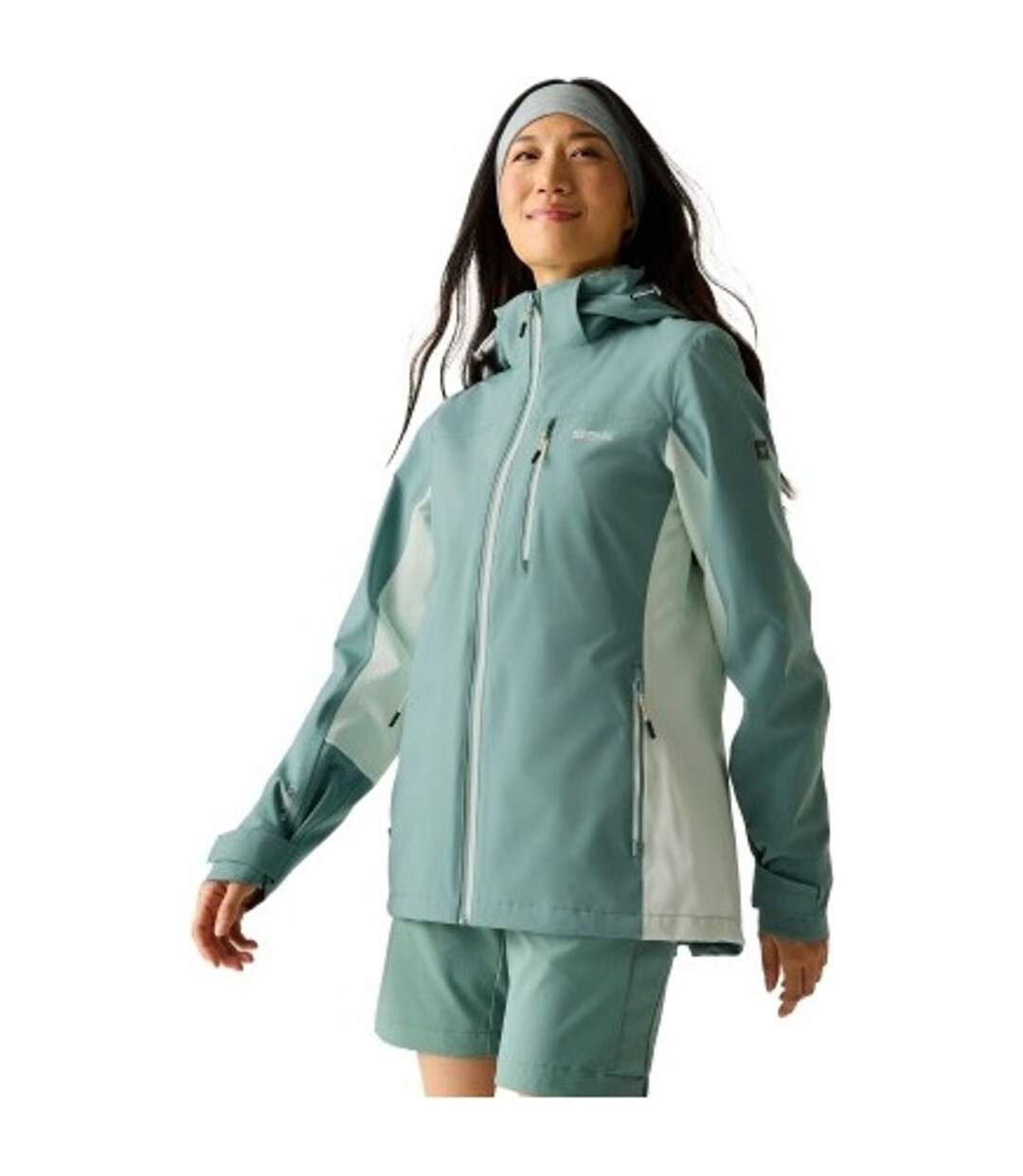 Veste Imperméable Bosfield Femme Pastel Turquoise Brume Océanique Regatta-1