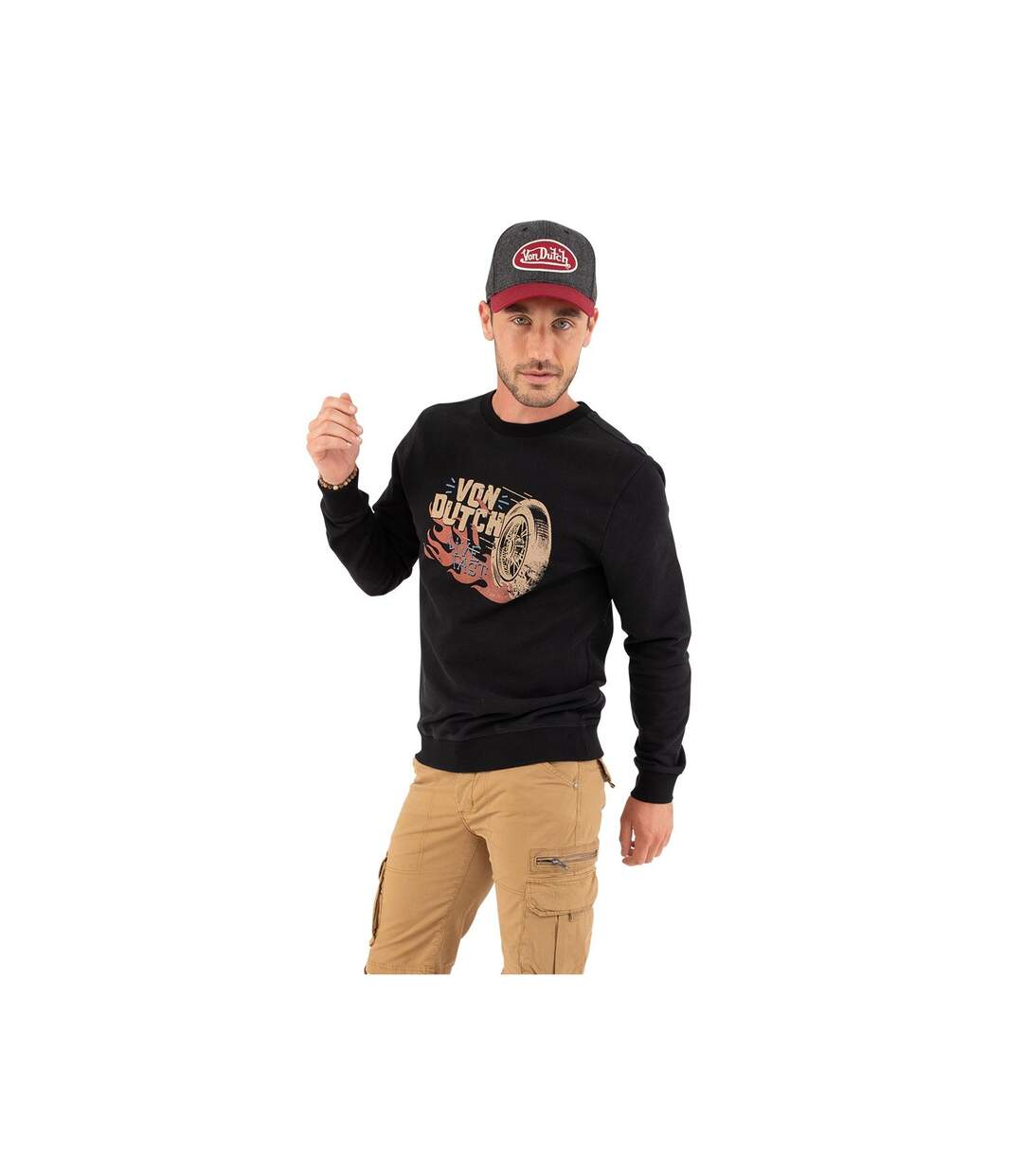 Sweat Col Rond homme en coton Bang Vondutch