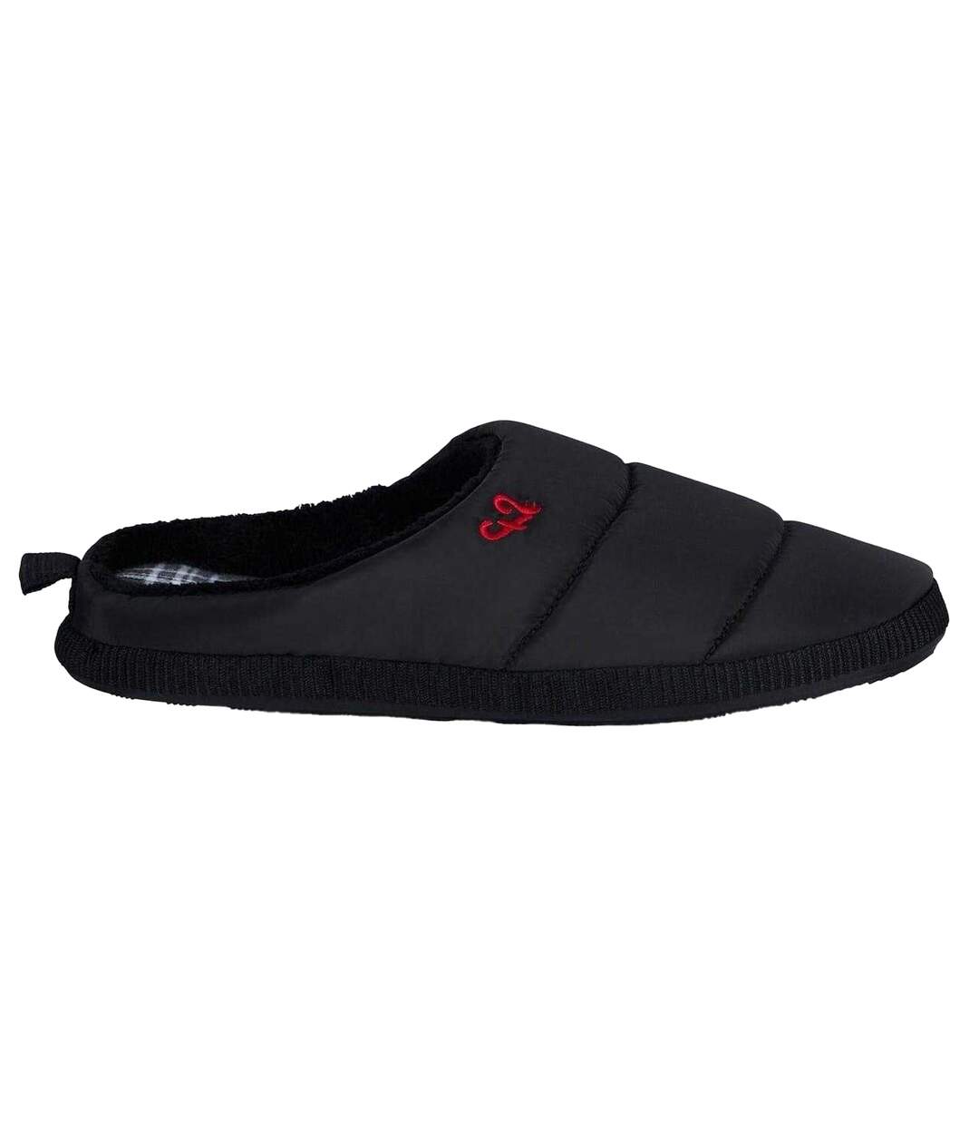 Chaussons Mules Homme Noir Farah-1