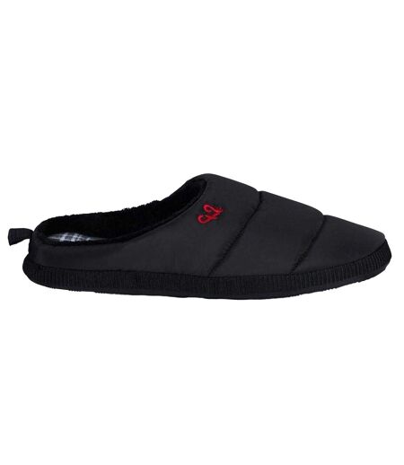 Chaussons Mules Homme Noir Farah