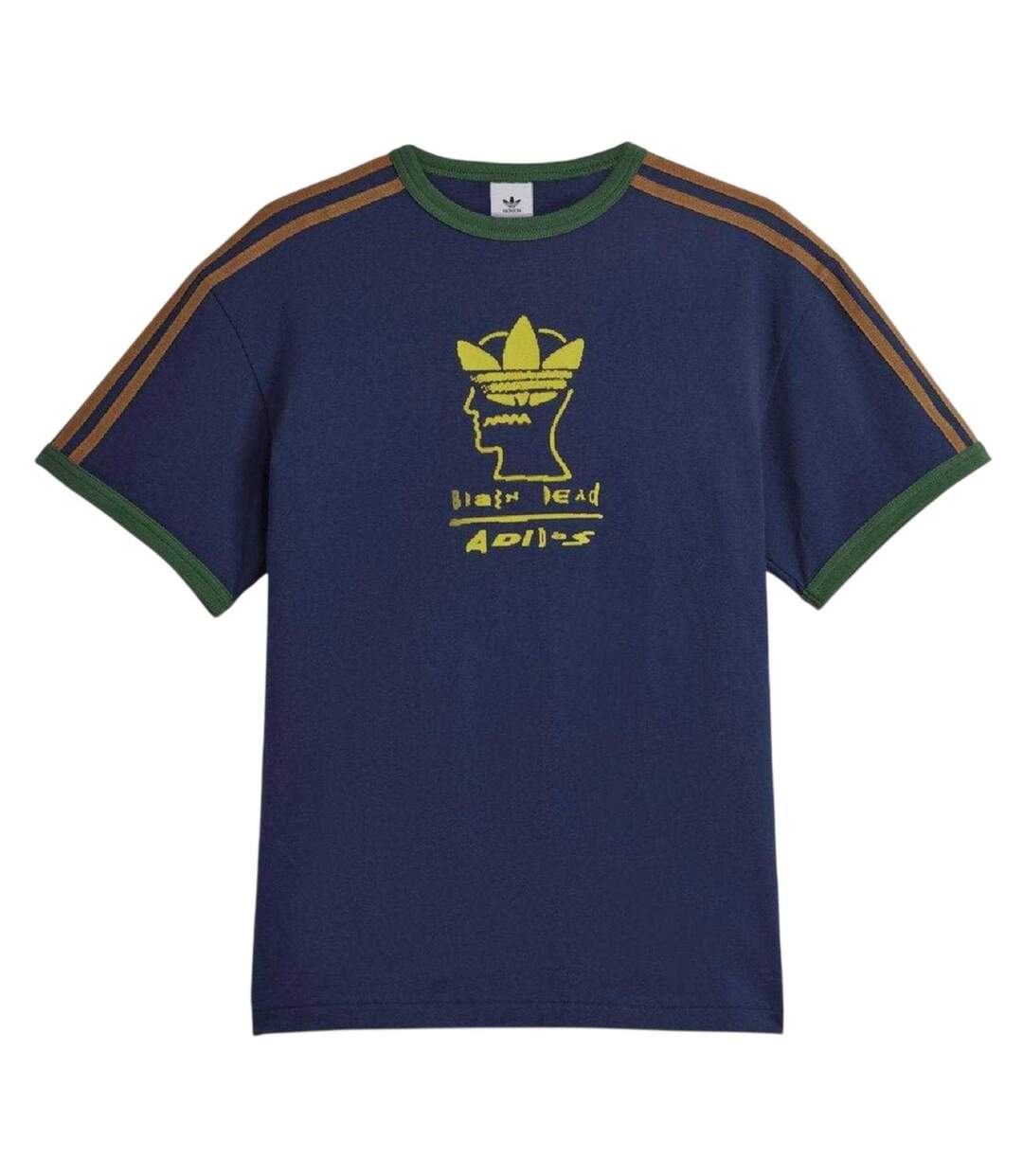 T-shirt Brain Dead Homme Bleu Marine Adidas-2