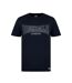 Mens Geometric Logo T-shirt Black Lonsdale-1