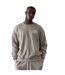 Sweat Style Logo Vitels Homme Beige Gris Fiftyfive-2