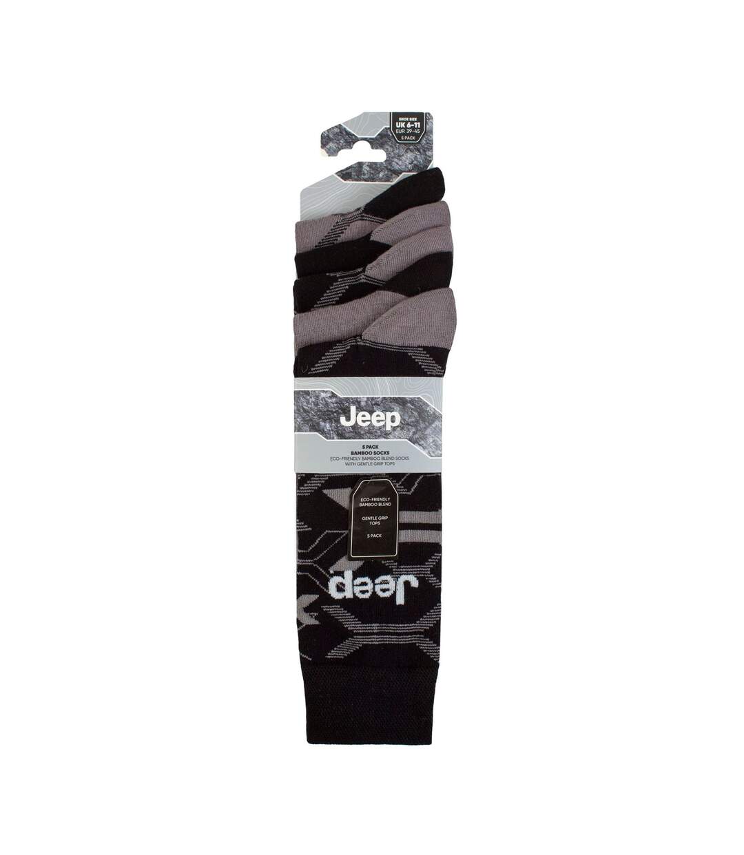 Breathable Men's Bamboo Socks: 5-Pack Everyday Leisure & Dress-2