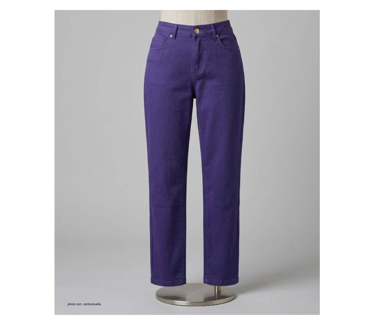 MAYFLOWER CLAUDIA2 : Pantalon femme Bleu Stone Ultra Stretch pour un confort denim total-3