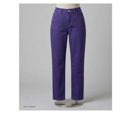 MAYFLOWER CLAUDIA2 : Pantalon femme Bleu Stone Ultra Stretch pour un confort denim total