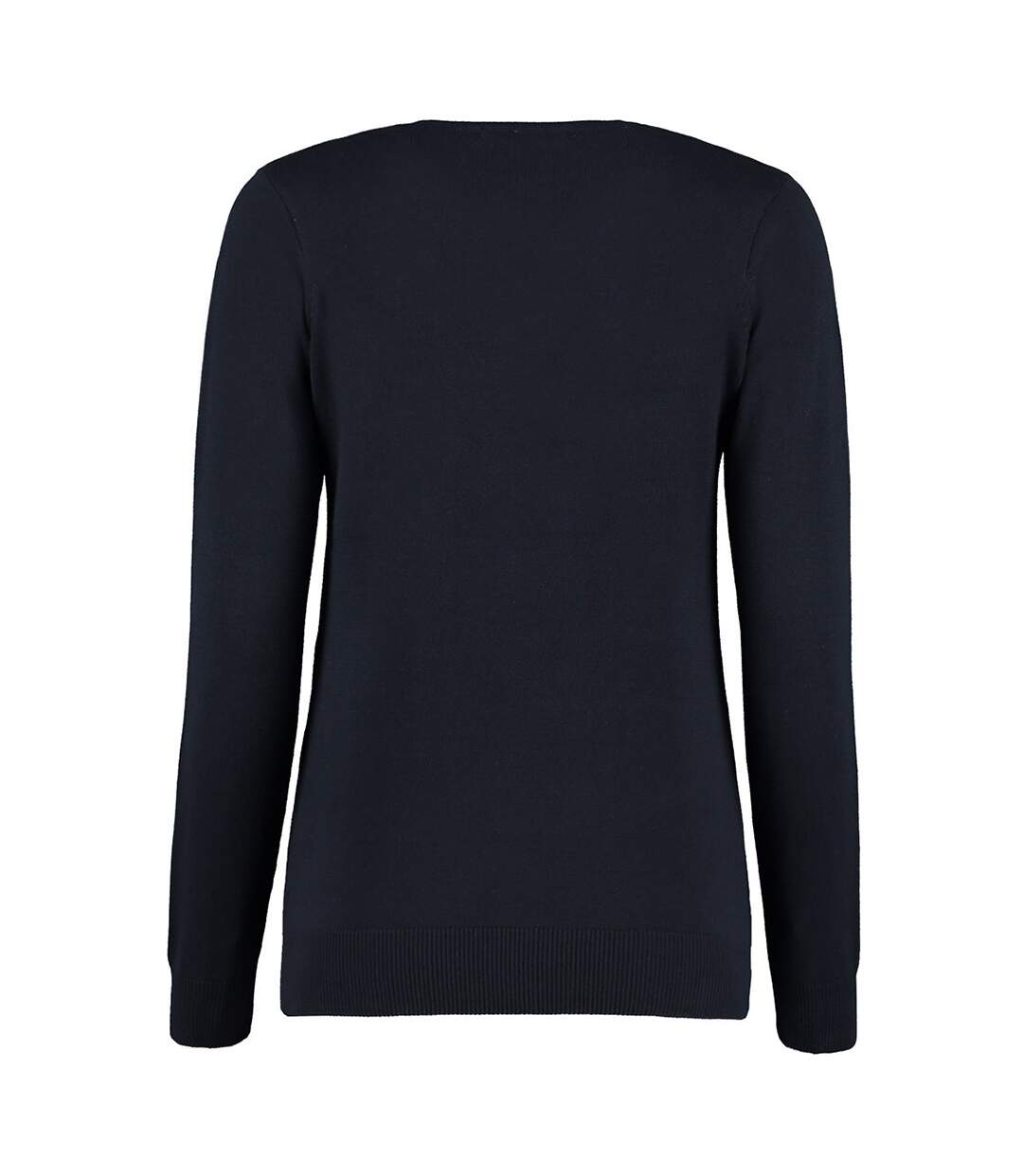 Kustom Kit Ladies Arundel Long Sleeve V-Neck Sweater (Navy Blue) - UTBC1447