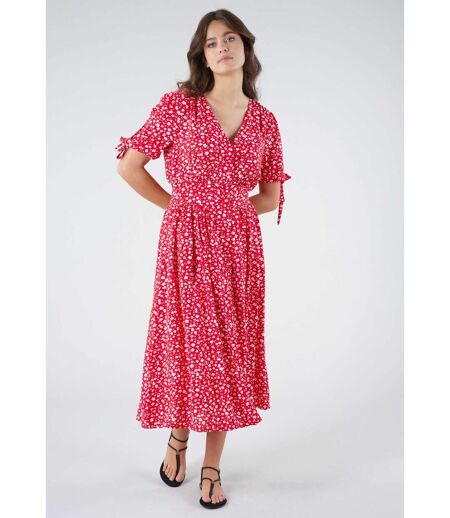 Robe midi à imprimés fleuris GLORIA