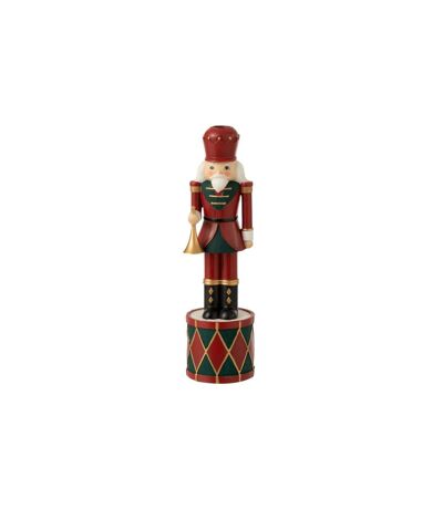 Bougeoir de Noël Casse-Noisette 32cm Rouge