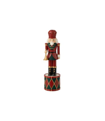 Bougeoir de Noël Casse-Noisette 32cm Rouge