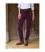 Womens/ladies Organic Cotton Straight Leg Jeans Berry WoolOvers-1