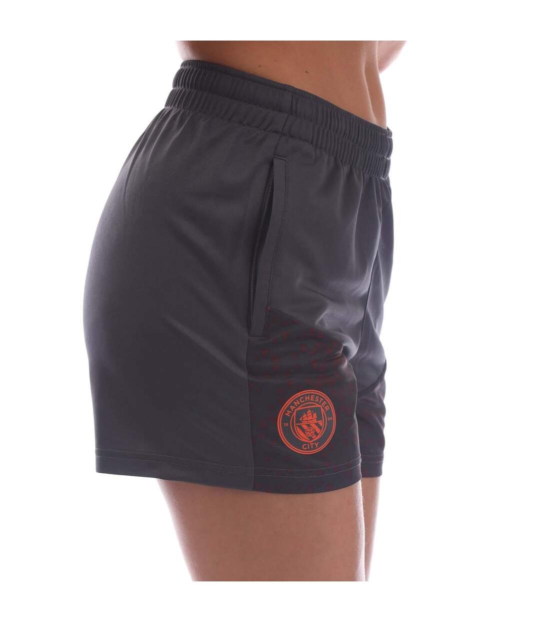 Short Entraînement Manchester City 2023-24 Homme Gris Puma-4