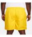 Mens Club Flow Woven Track Shorts Lightning Yellow White Nike-2