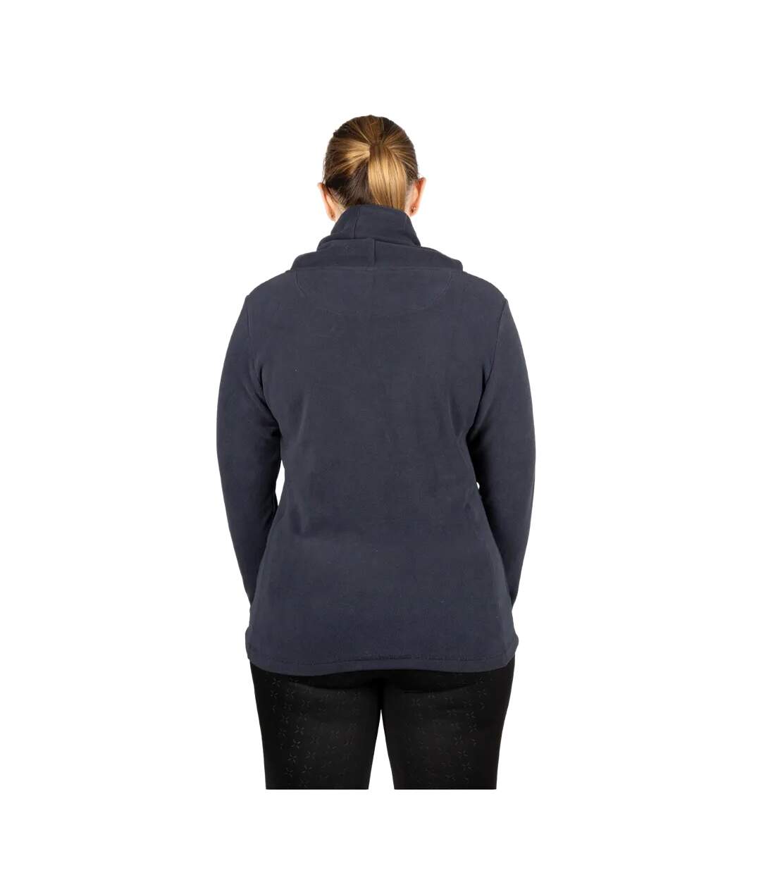 Womens/ladies Elevate Essential Hoodie Navy Hy-2