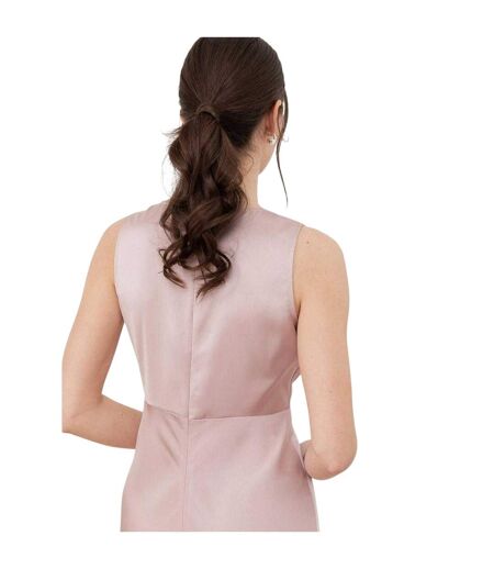 Robe Longue Demoiselle D´honneur Femme Rose Clair Maya Deluxe