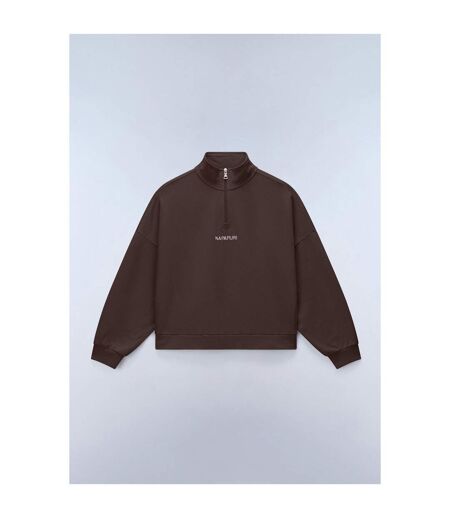 Sweat Almas Femme Marron Napapijri