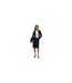 Womens/ladies Vileah Virgin Wool Pencil Skirt Dark Blue Boss-1