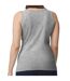 Débardeur Motif/style Uni Softstyle Femme Gris Gildan-2
