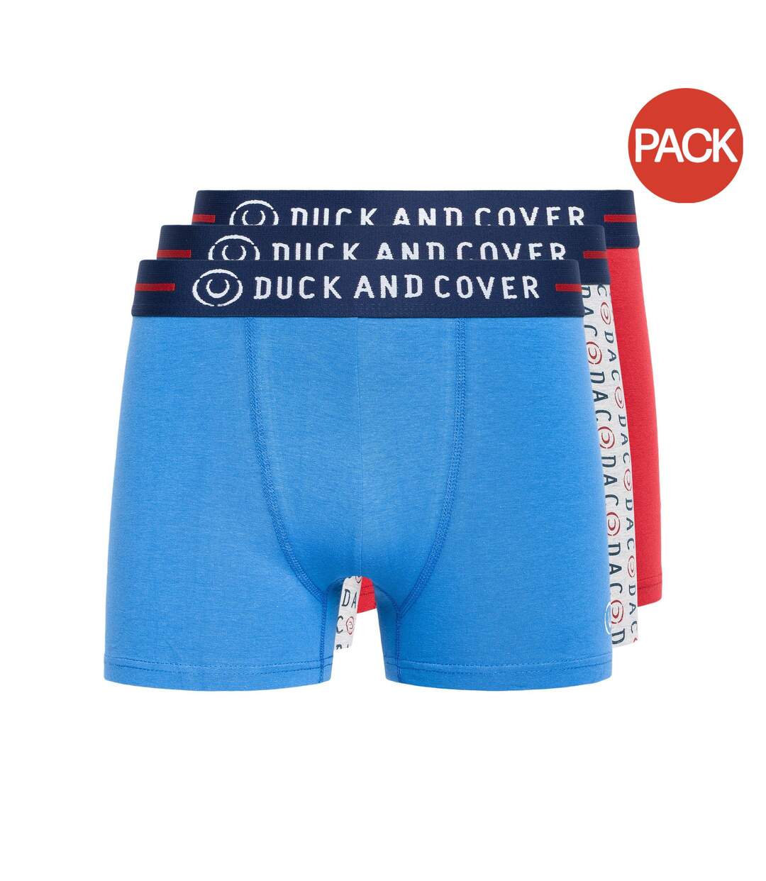 Boxers stamper homme bleu Duck and Cover-1